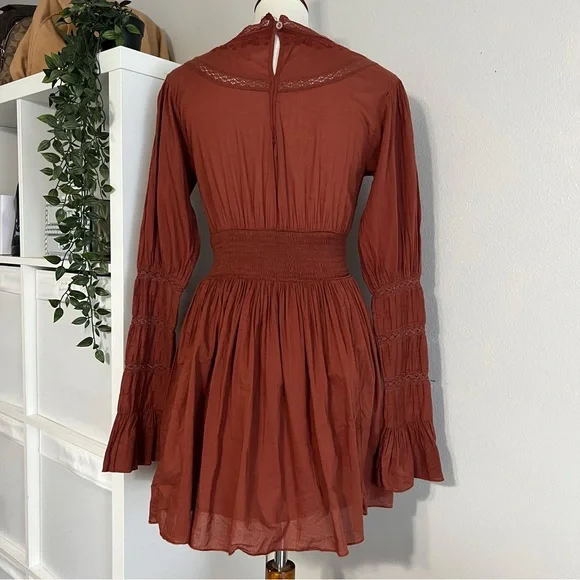 Free‎ People Victorian Waisted Mini Dress - Picture 5 of 12